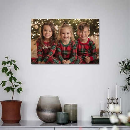 JIMUJIA Custom Canvas Art Print - Personalized Unframed Wall Decor for Home & Office (24"x16")