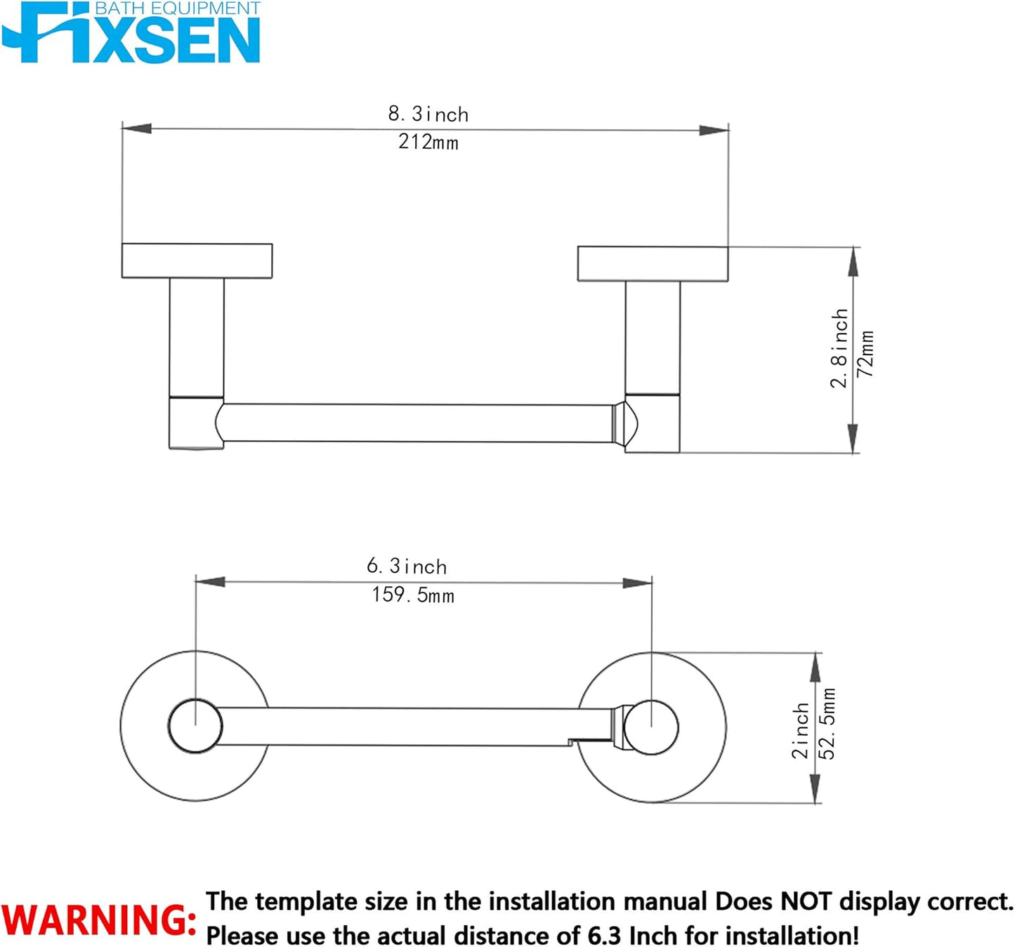 Skiennix Matte Black Toilet Paper Holder - Double Post Pivoting Design | Durable Stainless Steel & Zinc Alloy