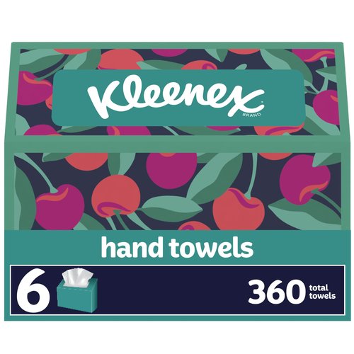 Kleenex Hand Towels, (60 Count, Pack of 6)
