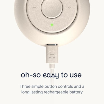 Hatch Go | Portable Sound Machine for Babies and Kids | Sleep Soother | 10 Soothing Sounds | White Noise | Shush | Travel | Registry Gift | Baby Shower | Clips on Stroller | Putty