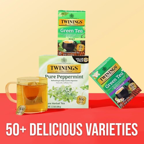 TWININGS TEA, TEA,GREEN,MINT 20 BAG