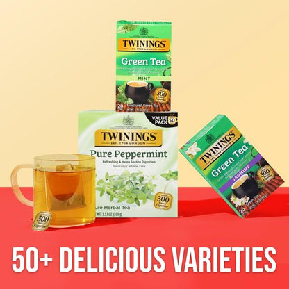 TWININGS TEA, TEA,GREEN,MINT 20 BAG