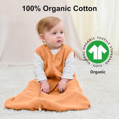 Yoofoss Baby Sleep Sack | 100% Organic Cotton Wearable Blanket for 12-18 Months | 3-Pack, Lightweight & Comfy
