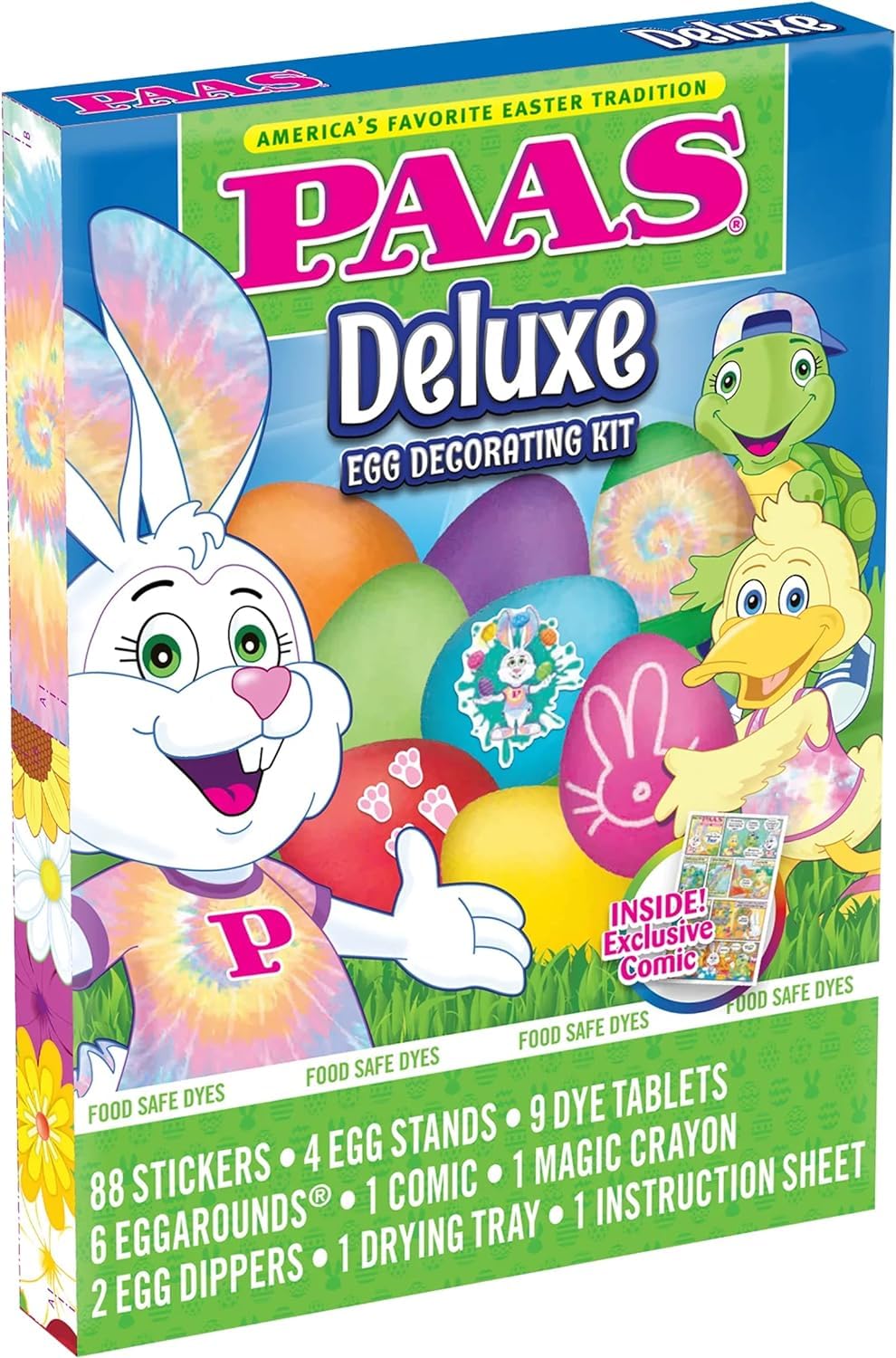 PAAS Deluxe Easter Egg Decorating Kit - Create Beautiful Eggs for a Memorable Easter Celebration