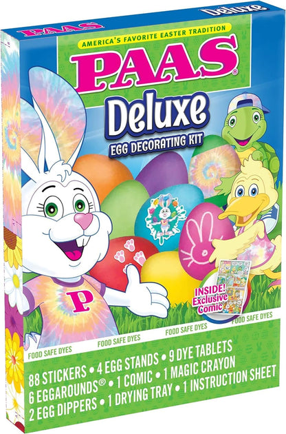 PAAS Deluxe Easter Egg Decorating Kit - Create Beautiful Eggs for a Memorable Easter Celebration