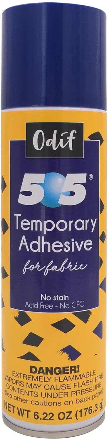 Odif - 505 Spray And Fix Temporary Fabric Adhesive | 7.2oz For Easy Crafting And Repairs