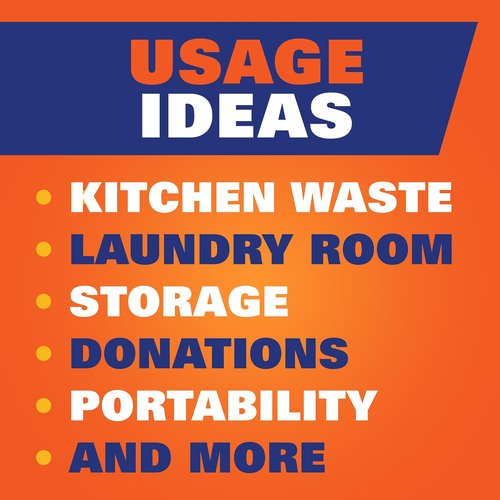 Hefty Ultra Strong Trash Bags, Tall Kitchen 13 Gallon Size, Drawstring Closure, Continuous Odor Control, White, Unscented, 110 Bags