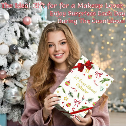Skiennix Makeup Advent Calendar 2025 - 24 Days of Holiday Surprises for Women & Teens | Complete Gift Set