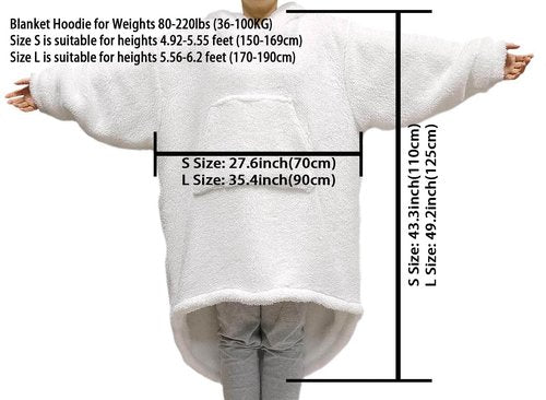 Cute Blanket Hoodie Adult Bunny or Bear Fashion Blanket Hoodies Sweater Furry Fluffy Sweatshirt Soft Cozy Oversized Women Men,Warm Fleece Sherpa Blanket Jacket,Teens,Brown Bear