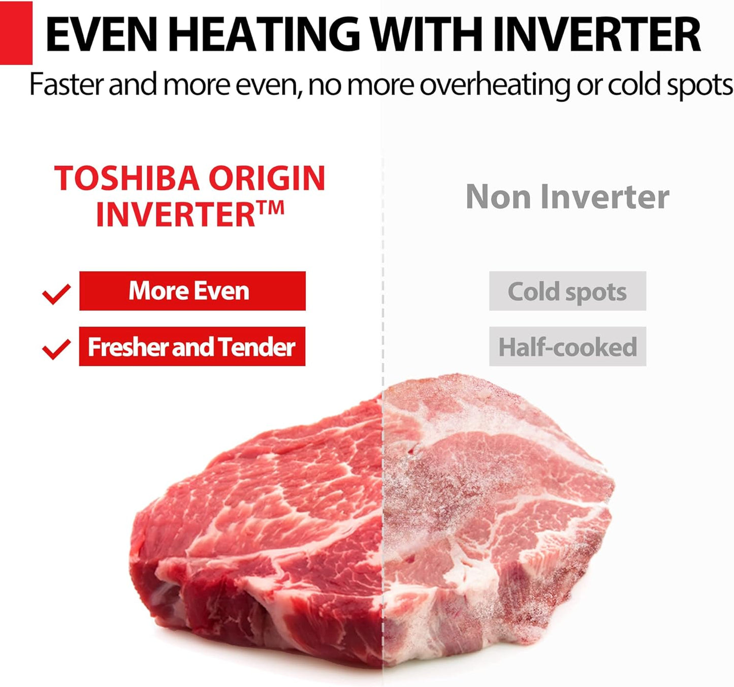 TOSHIBA Inverter Microwave Oven - Air Fryer Combo with Convection & Broil - 11.3" Turntable, 27 Auto Menus
