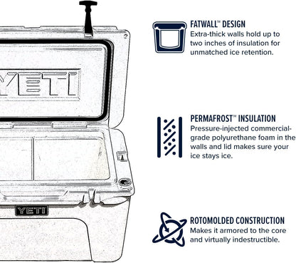 YETI Tundra 45 Cooler - Durable Insulated Design for Outdoor Adventures | Perfect for Camping & Fishing