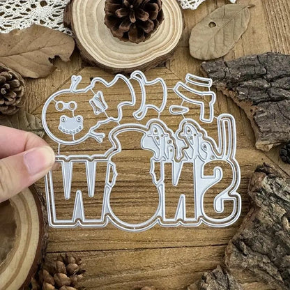 Let It Snow Snowman Metal Die Cuts for Card Making Christmas Scrapbooking