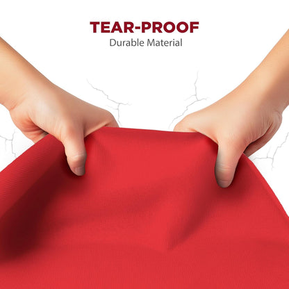 Upright Christmas Tree Storage Bag - Durable Dustproof Cover for 7 Ft Artificial Trees | Easy-Use Red Holiday Storage