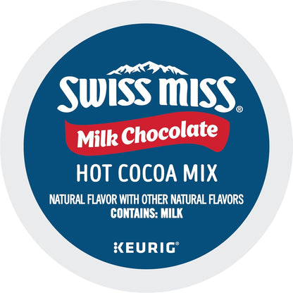 Swiss Miss Hot Cocoa K-Cup Pods - Rich Milk Chocolate Flavor | 44 Single-Serve Pods