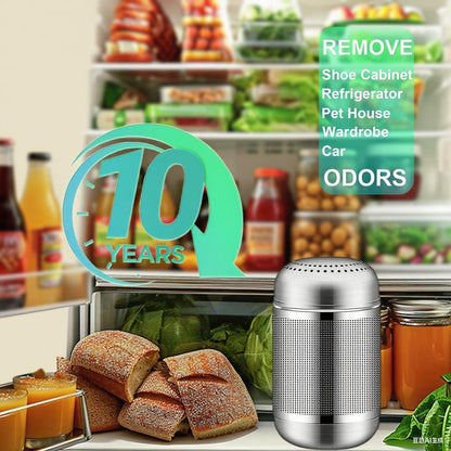 Skiennix Refrigerator Deodorizer - Activated Carbon Odor Eliminator for Fridge, Freezer, and More