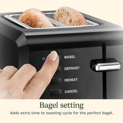 Cuisinart CPT-122BK 2-Slice Toaster - Compact Design with 7 Shade Settings & Bagel Slots | Black