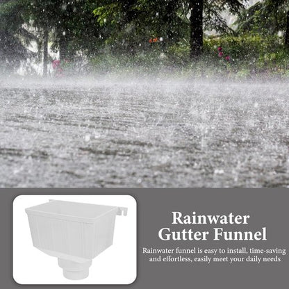 Downspout Diverter | PVC Rainwater Collection Barrel Adapter - Easy Install for Home Drainage, 10.43x6.06x8.07 Inch