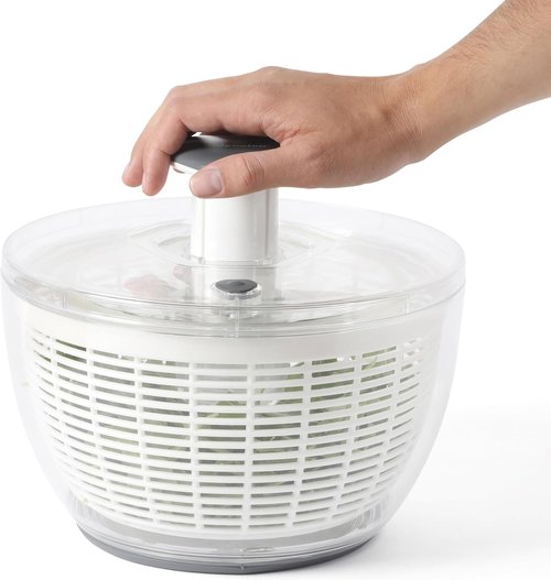 Calphalon Aero 6.3 Qt Salad Spinner - Versatile Fruit & Vegetable Washer with Strainer
