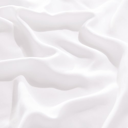 Bedsure Queen Sheet Set, Cooling Sheets for Queen Size Bed Set, Rayon Derived from Bamboo, PureWoven, Breathable & Soft, Deep Pocket Up to 16 Inches, Hotel Luxury Silky Bedding for Hot Sleepers, White