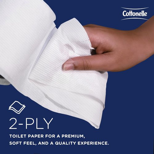 Cottonelle Professional Toilet Paper - 2-Ply Bulk Rolls for Easy Storage | 20 Rolls, 9,020 Sheets Total