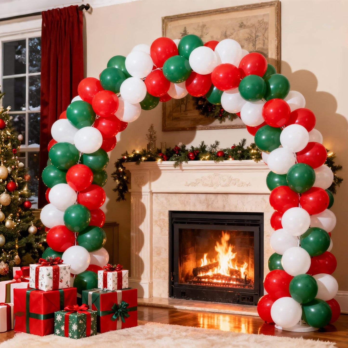 RUBFAC White Balloons - 105pcs in 5/10/12/18 Inch Sizes | Perfect for Party Decorations & Celebrations