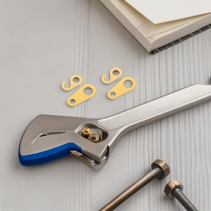 Metal Clock Chain Tabs with Swivel Loop - 4Pcs for Grandfather Clocks
