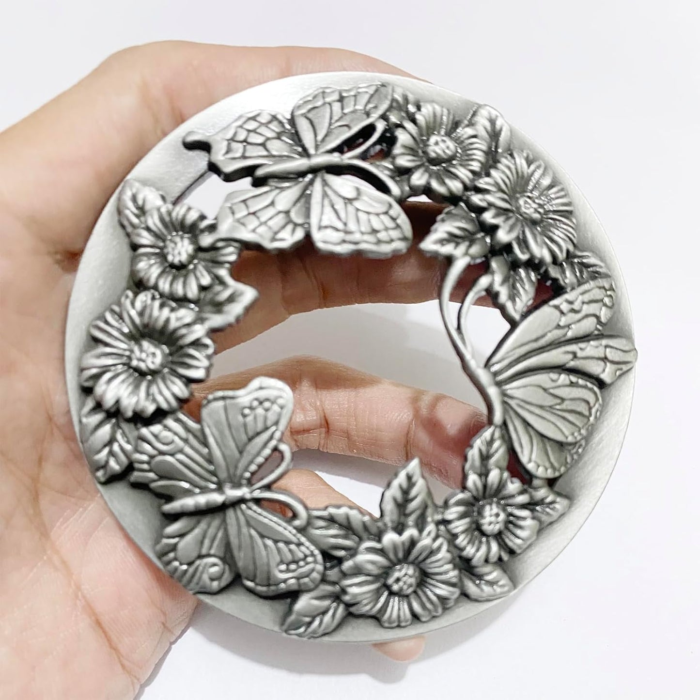 Silver Butterfly Candle Toppers - Decorative Covers for Even Melt | Perfect Gift for Women