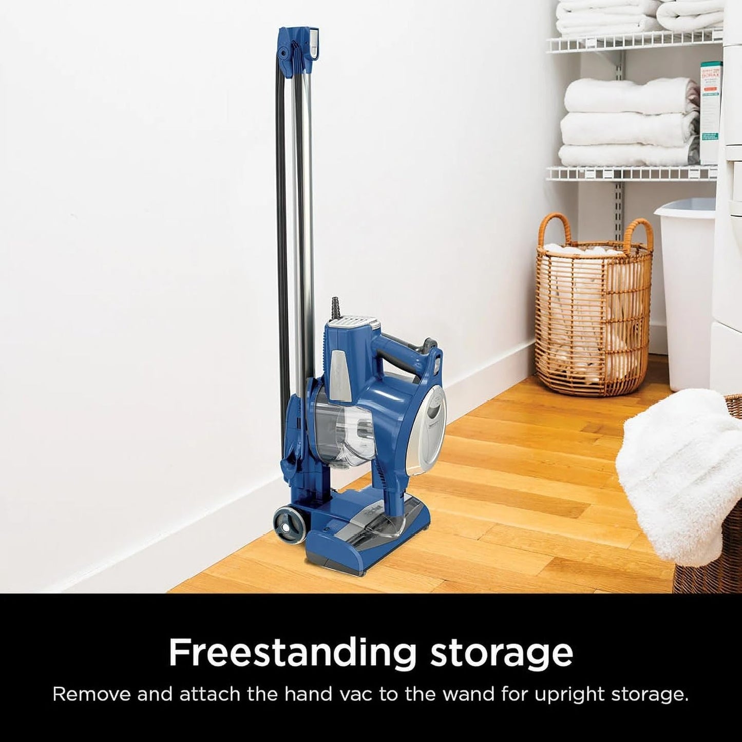 Shark HV200 Rocket Corded Stick Vacuum - Lightweight & Bagless for Carpet & Hard Floors - Blue