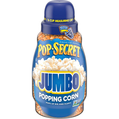 Pop Secret Jumbo Popcorn Kernels - 30 Oz Jar for Perfectly Fluffy Movie Night Snacks