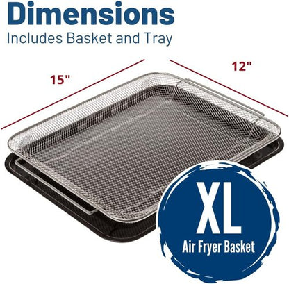 GE Appliances Air Fry Basket & Tray Set - Perfect for Crispy Cooking | PM48X120