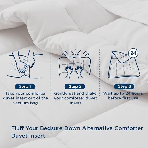Bedsure Comforter Duvet Insert - Quilted Comforters Twin XL Size, All Season Duvet, GentleSoft Down Alternative Bedding, with 8 Tabs, Gifts for Women/Men, Beige, Twin XL 92 x 68 Inches
