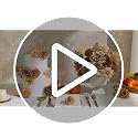 Fall Artificial Flowers Combo Set - Nude Brown Silk & Foam Blooms with Ribbons & Stems - Variation of THIS listing