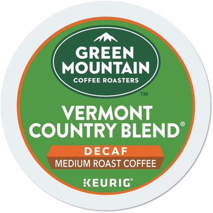 Green Mountain Coffee Vermont Country Blend Decaf, K-Cup Portion Pack for Keurig Brewers 24-Count