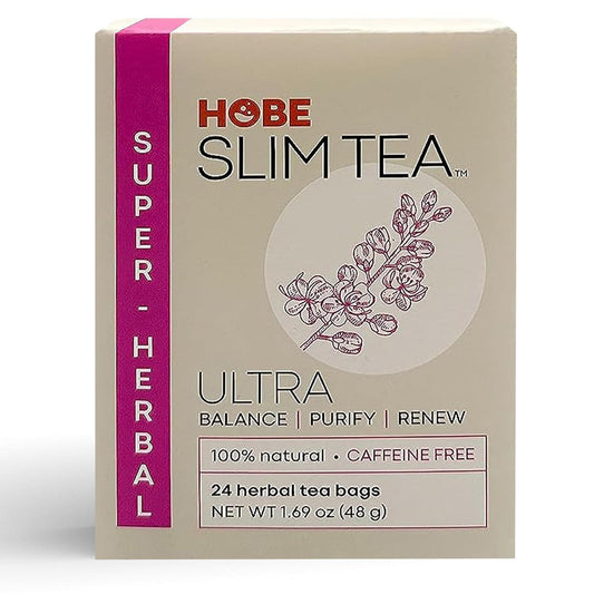 Ultra Slim Tea, Super Herbal, Tea Bags, 24 Count (Pack of 4)