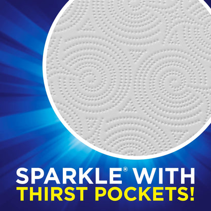 Sparkle Pick-A-Size Paper Towels, 6 Rolls = 11 Regular Rolls, Everyday Value Paper Towel With Full And Half Sheets