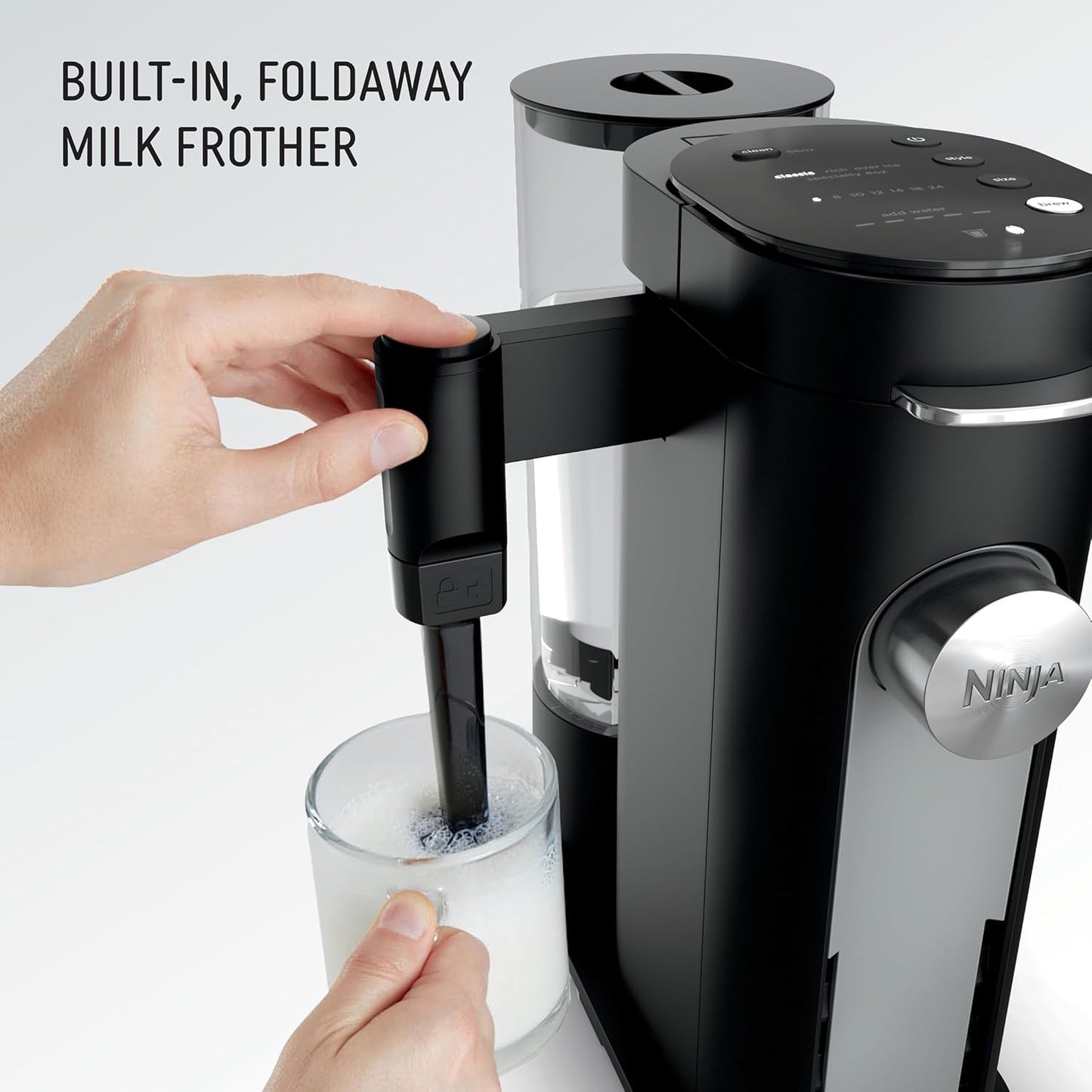 Ninja Coffee Maker - Single Serve Brewing with Pods & Grounds | 4 Brew Styles, 24oz Cup Size, Black | PB051