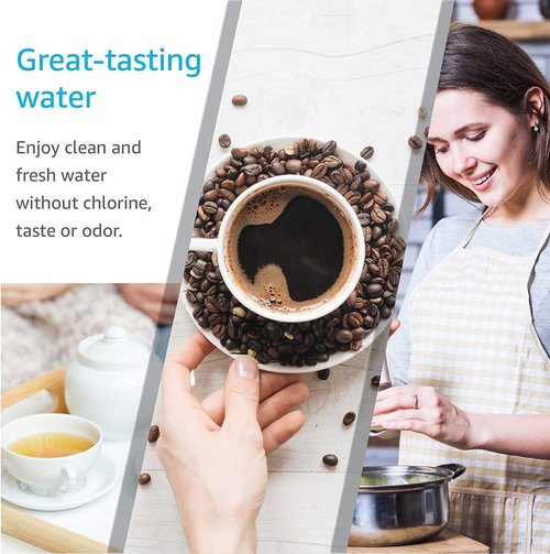 AQUA CREST Water Filter, Intended for Brita® Elite® Water Filter, Pitchers and Dispensers, Everyday, UltraMax, Metro+, XL and More, Lasts 6 Months, 2 Pack