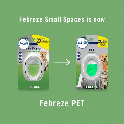 Febreze Multicolor Bathroom Air Freshener, Odor-Fighting, Plug in Alternative, Air Fresheners for Home, Bathroom, Kitchen, and Closet, Heavy Duty Pet Scent, 4 Count