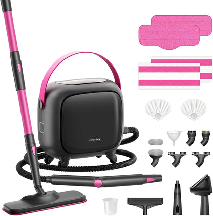 Schenley 21-In-1 Steam Cleaner - High-Pressure Heavy-Duty Steamer for Deep Cleaning Floors & Upholstery | Fast Heat-Up, Portable Design
