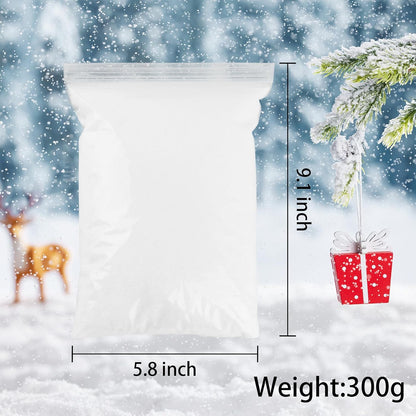 Morofme Christmas Fake Snow - Realistic Artificial Snowflakes for Holiday Displays | 10.58 Ounces