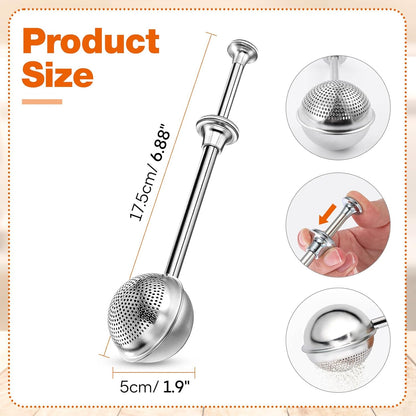 Powdered Sugar Shaker by [Brand Name] - Stainless Steel Duster for Easy One-Handed Use | Perfect for Flour & Spices