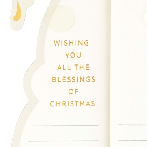 Hallmark Paper Wonder Displayable Pop Up Honeycomb Christmas Card (Angel)