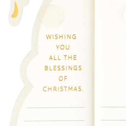 Hallmark Paper Wonder Displayable Pop Up Honeycomb Christmas Card (Angel)