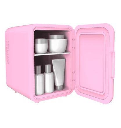 Care Bears Mini Beauty Fridge - 4L Portable Skincare Cooler, Fits 6 Soda Cans, Adorable Daydreams Come True Design, Perfect for Makeup, Creams, and Serums