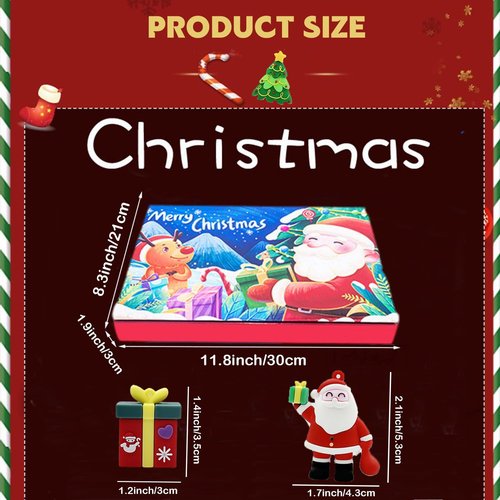 Christmas Advent Calendar 2025 - 24 Unique 3D Toys & Decorations for Kids | Countdown to Christmas