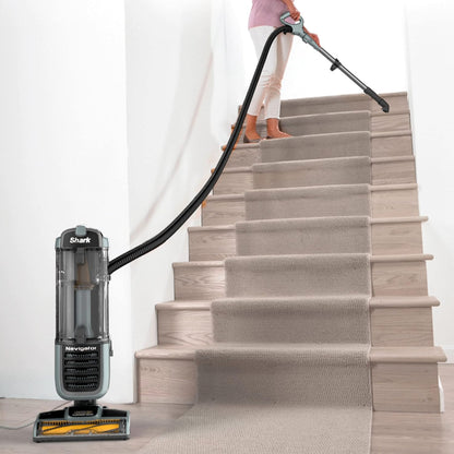 Shark ZU62 Navigator Zero-M Pet Pro Upright Vacuum - Self-Cleaning Brushroll, Pewter Grey Metallic