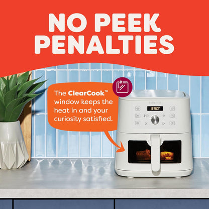 VORTEX Instant Pot 4Qt Mini Air Fryer - 6-in-1 Versatile Cooking Options | Air Fry, Broil, Roast, Dehydrate