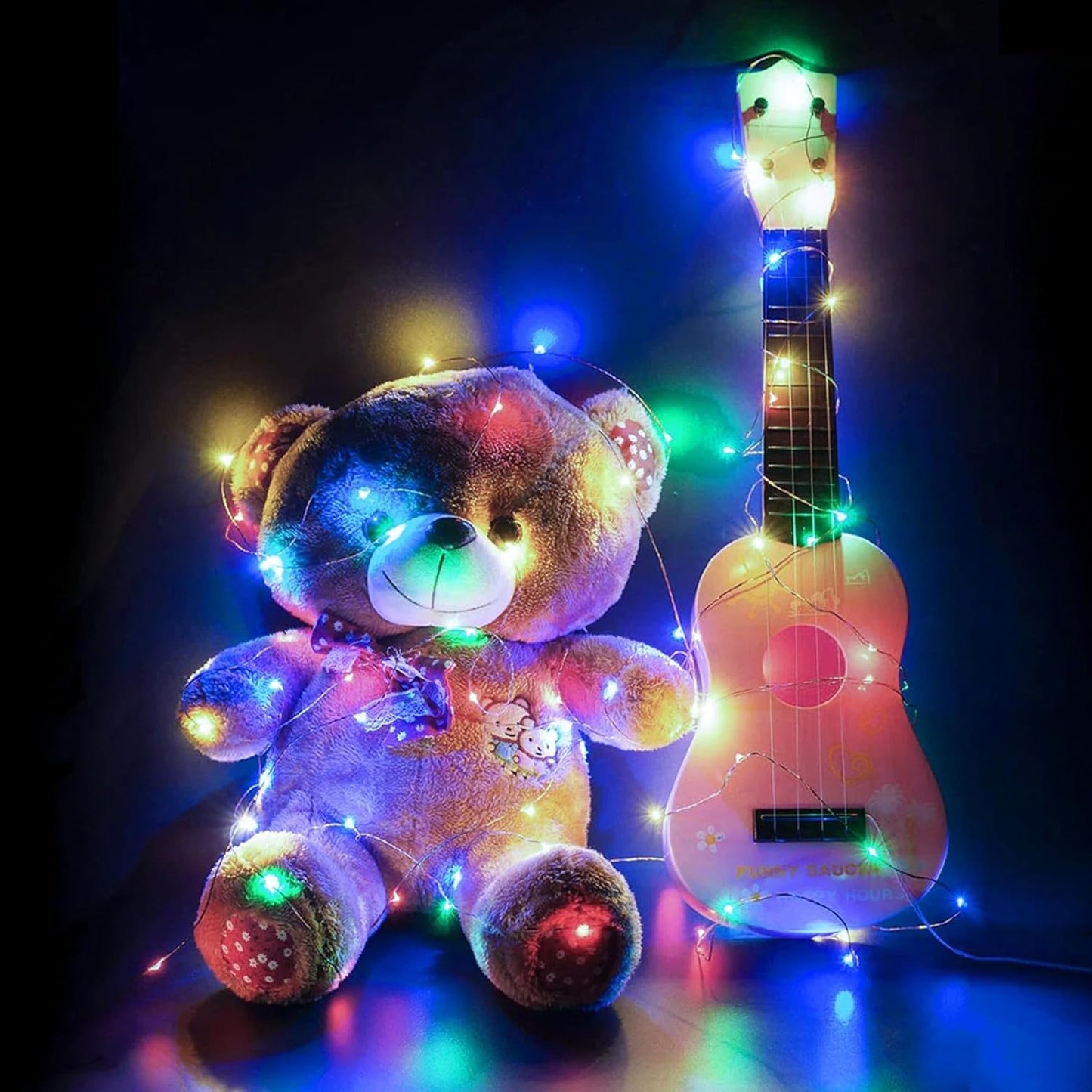Skiennix 100 Pack Fairy Lights - 7Ft 20 LED Twinkle String Lights | Battery Operated & Waterproof for Mason Jar Decor, Weddings & Holidays