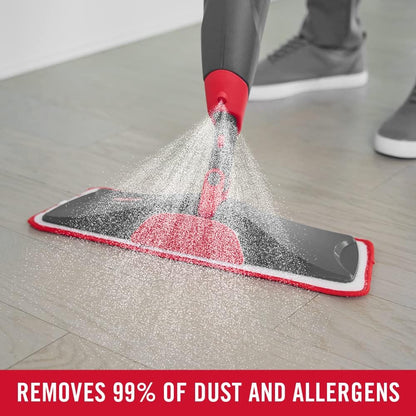 Rubbermaid Reveal Spray Mop - Cordless Multi-Surface Floor Cleaning Kit with 3 Reusable Microfiber Pads