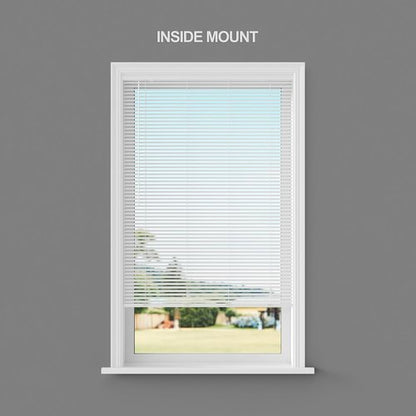 Lumino Cordless Room Darkening Mini Blinds - 18" W x 36" L - White | Custom Sizes Available